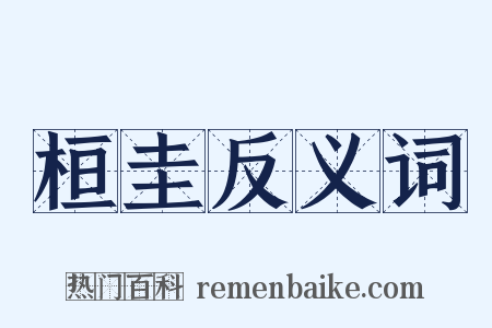 桓圭反义词是什么意思的图片